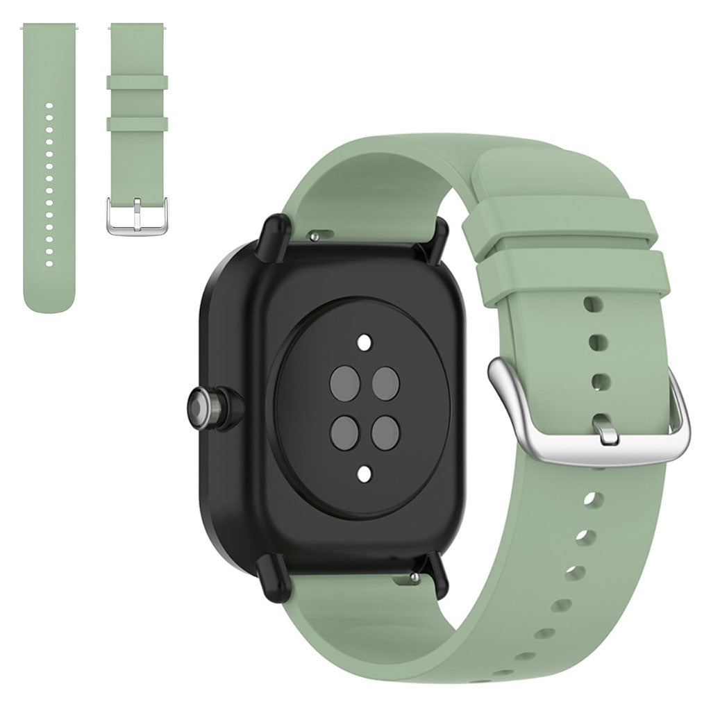 20mm Universal silicone replacement watch strap - Green#serie_3