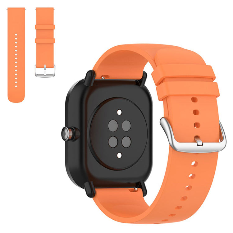 20mm Universal silicone replacement watch strap - Orange#serie_4