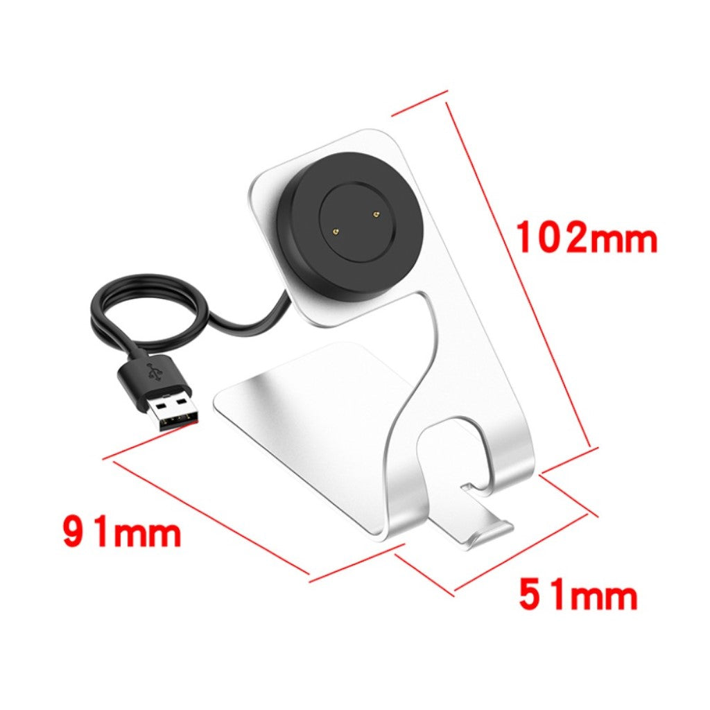 Metal Universal Smartwatch   Ladestation - Sølv#serie_2