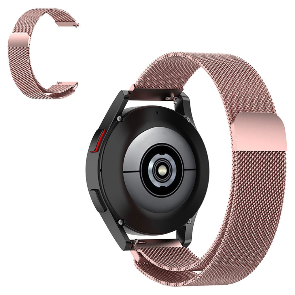 20mm Universal simple stainless steel watch strap - Rose Pink#serie_2