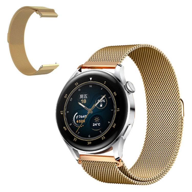 Universal milanese stainless steel watch band - Gold#serie_6