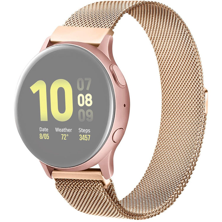 20mm Universal JLT milanese stainless steel watch strap - Rose Gold#serie_5