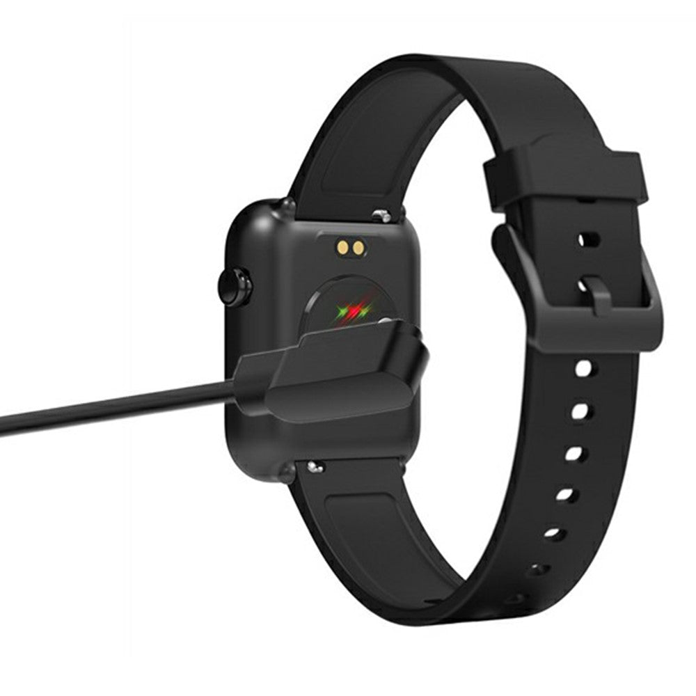 1.2m TicWatch GTH / Oppo Watch Free   Opladningskabel - Sort#serie_1