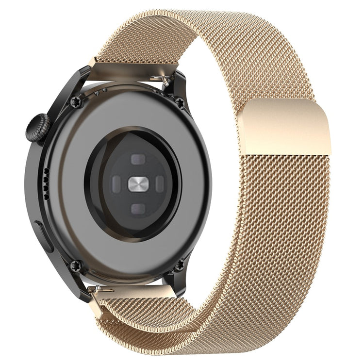 22mm Universal milanese stainless steel watch strap - Champagne Gold#serie_1