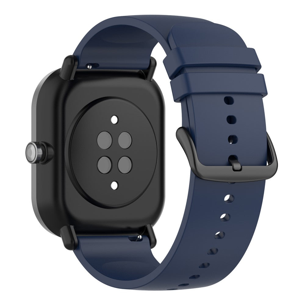22mm Universal silicone watch strap - Midnight Blue#serie_11