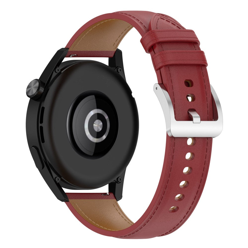 22mm Universal cool genuine leather watch strap - Red#serie_2