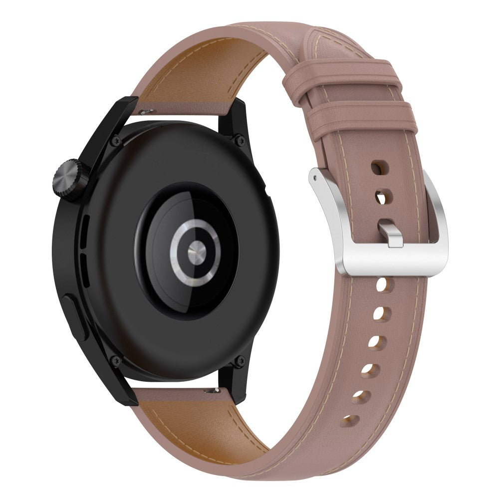 22mm Universal cool genuine leather watch strap - Deep Pink#serie_3