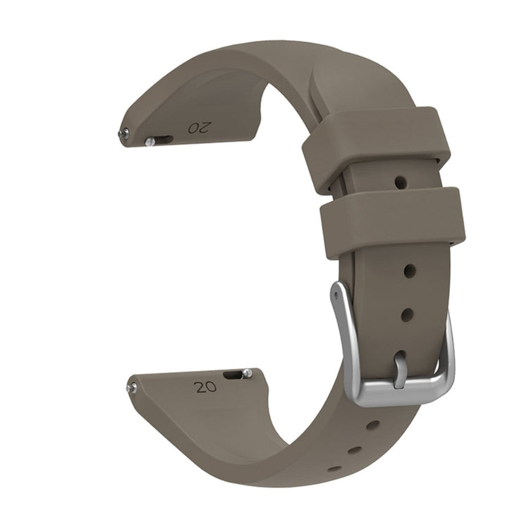 20mm Universal silicone watch strap - Coffee#serie_3