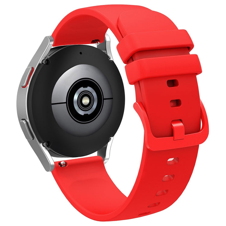 20mm Universal simple silicone watch strap - Red#serie_5