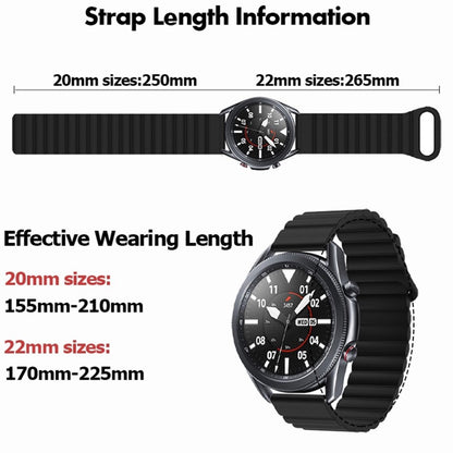 Meget elegant Universal Silikone Urrem - Sort#serie_4