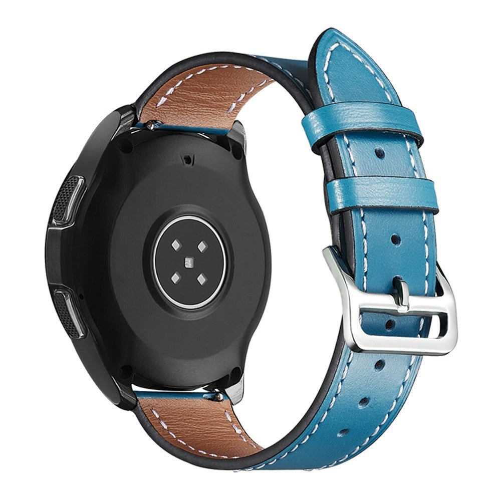 22mm Universal genuine leather watch strap - Sky Blue#serie_13