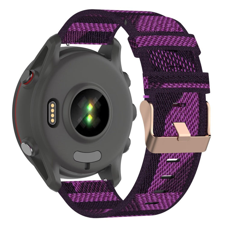 18mm Universal nylon watch strap - Purple Stripe#serie_2