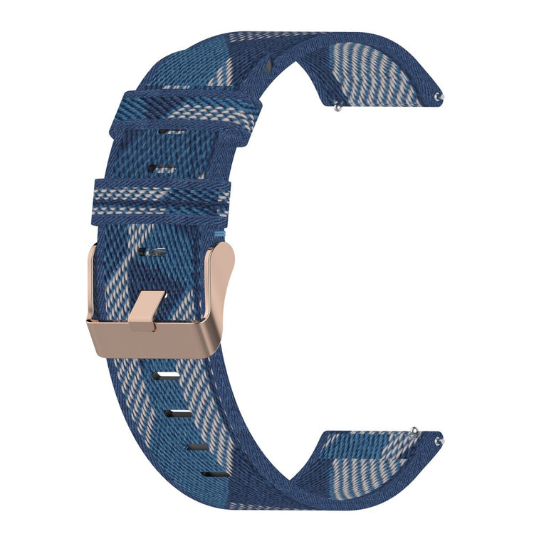 18mm Universal nylon watch strap - Blue Stripe#serie_7