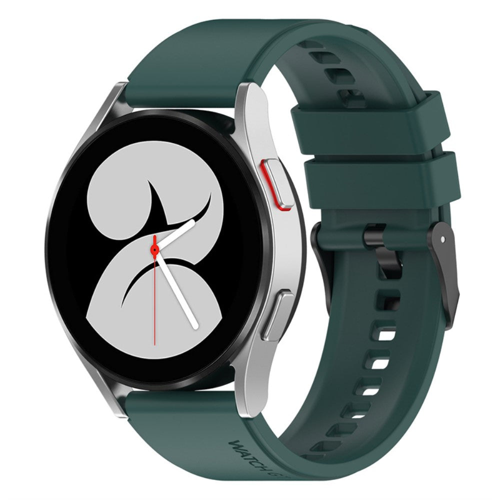 20mm Universal silicone watch strap - Blackish Green#serie_11