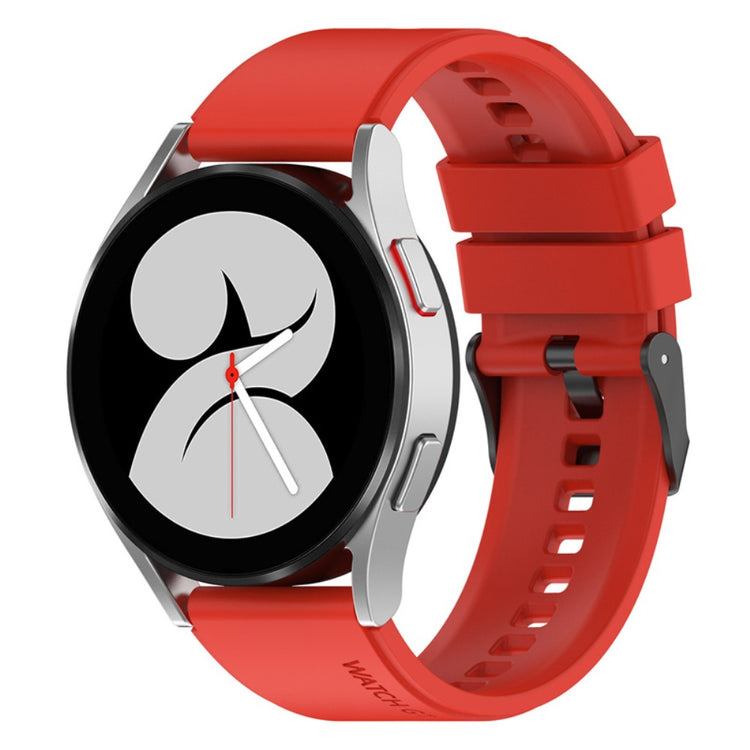 20mm Universal silicone watch strap - Red#serie_6