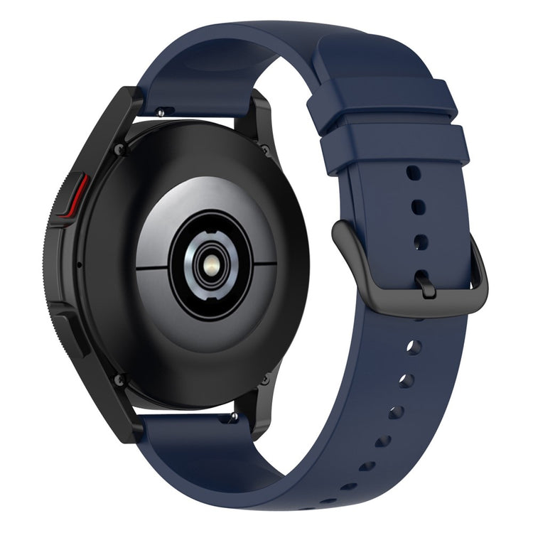 20mm Universal simple watch strap - Black Buckle / Midnight Blue#serie_12