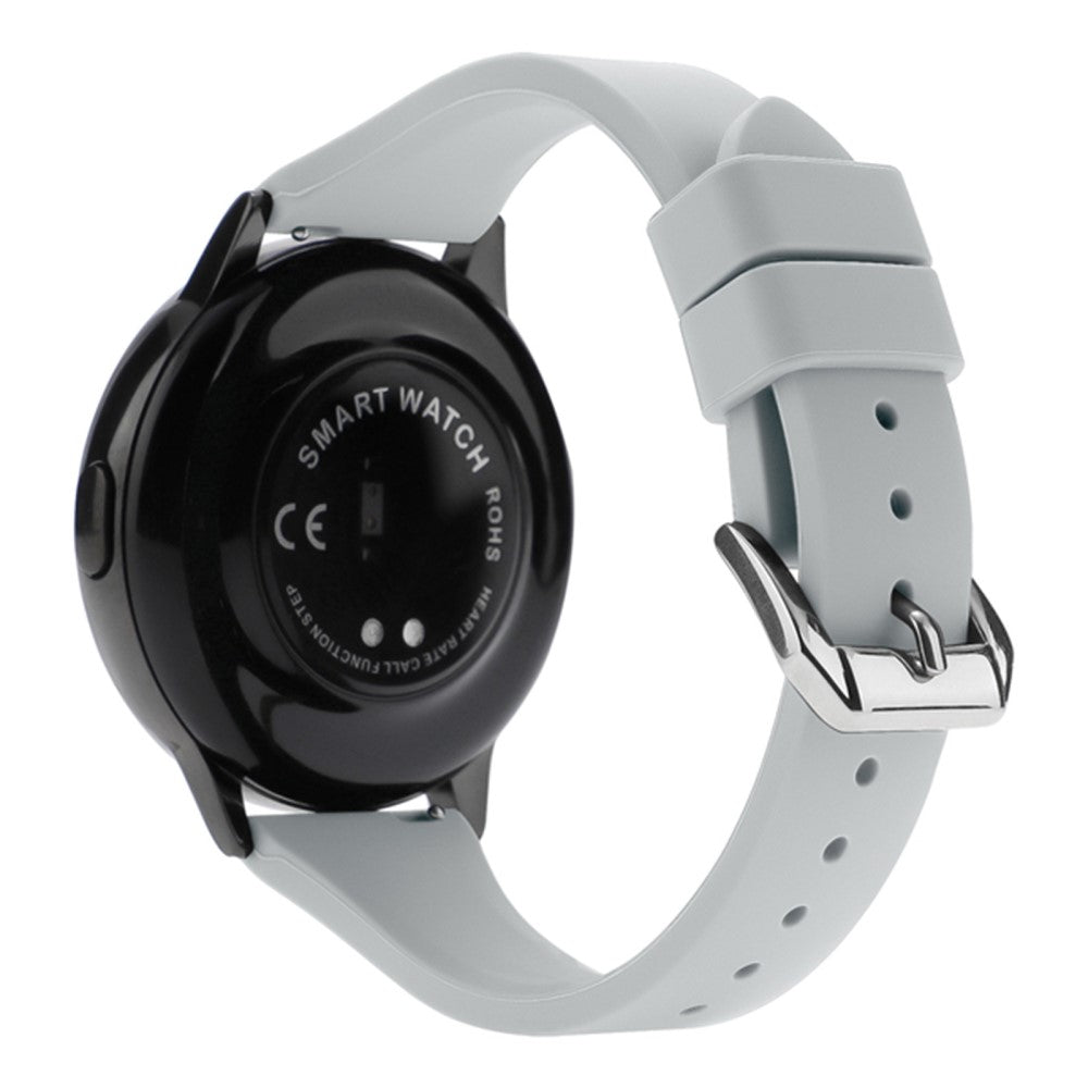 20mm Universal silicone watch strap - Light Grey#serie_10