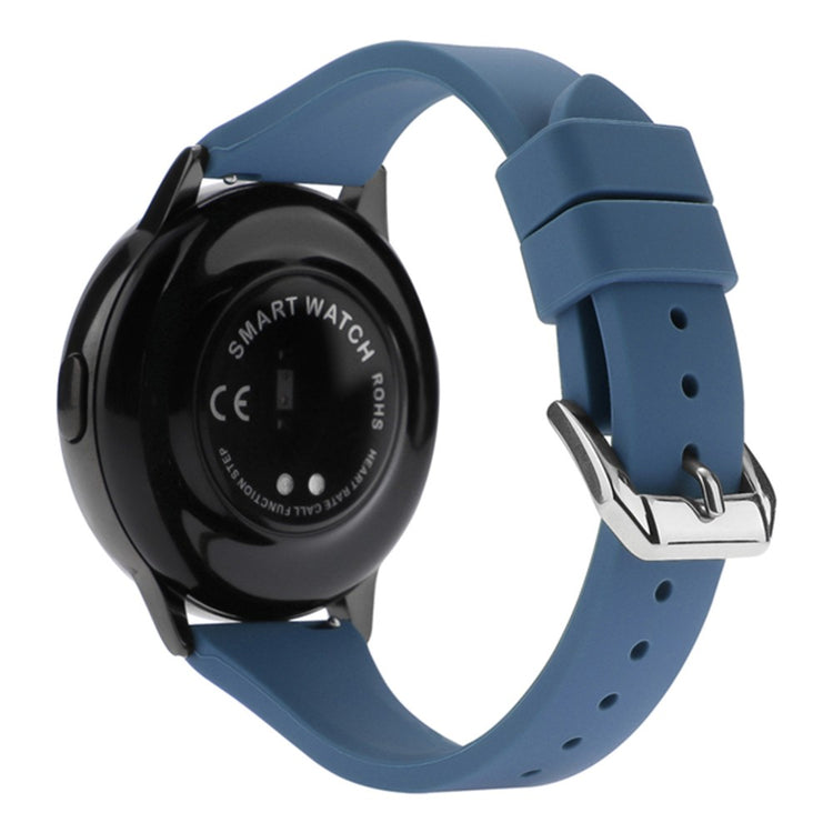 20mm Universal silicone watch strap - Blue#serie_12