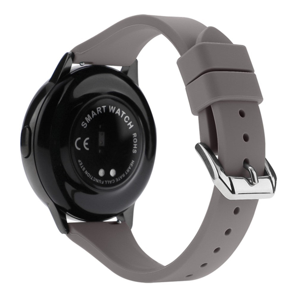20mm Universal silicone watch strap - Dark Grey#serie_8