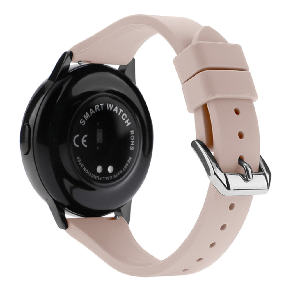 20mm Universal silicone watch strap - Pink#serie_9
