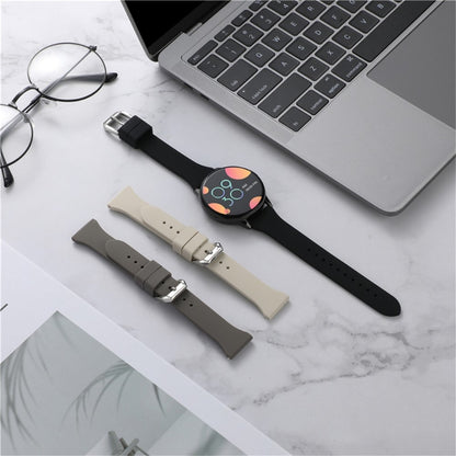 Smuk Universal Silikone Urrem - Sølv#serie_8