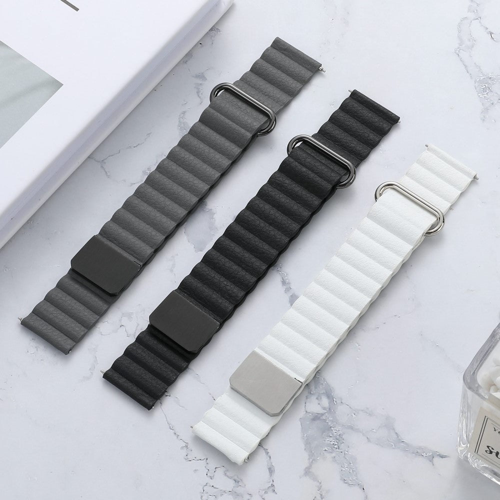 Vildt elegant Universal Ægte læder Urrem - Blå#serie_8