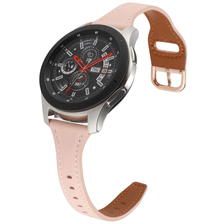 Vildt rart Universal Ægte læder Urrem - Pink#serie_2