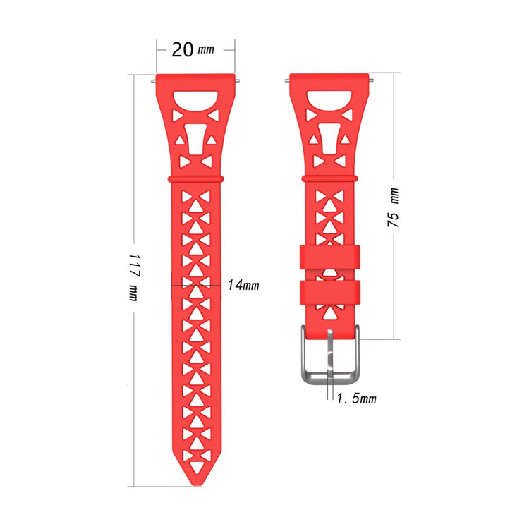 Supercool Universal Silikone Urrem - Sort#serie_3