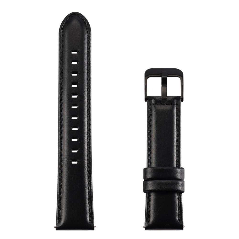 Super flot Universal Metal og  Kunstlæder Urrem - Sort#serie_1
