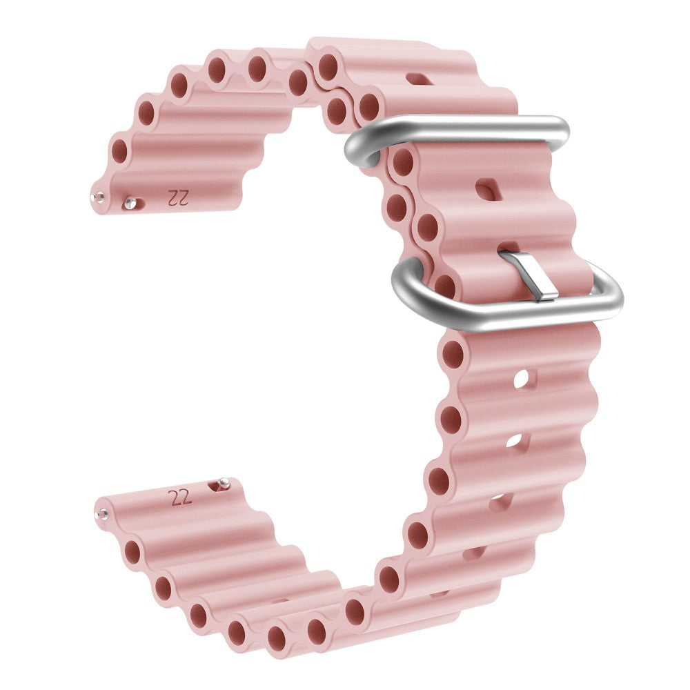 22mm Universal silicone watch strap - Pink#serie_12