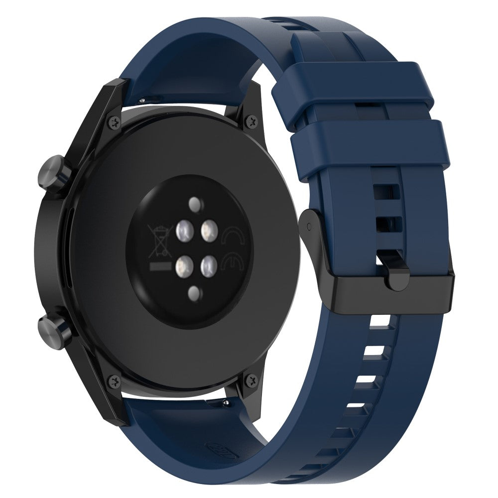 22mm Universal silicone watch strap - Dark Blue#serie_3