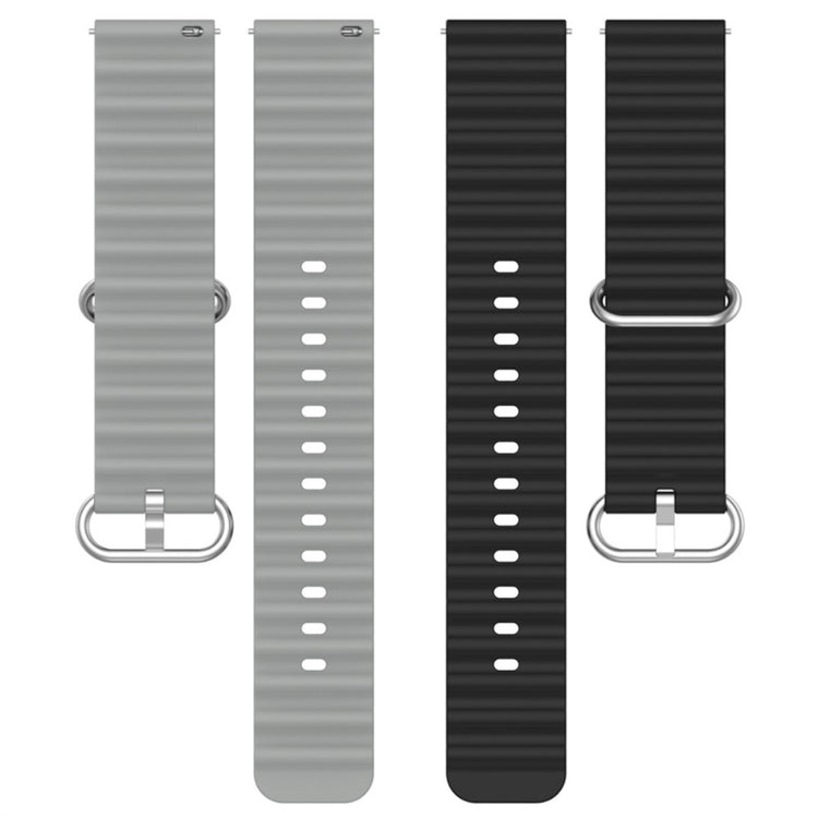 Stilfuld Universal Silikone Rem - Sølv#serie_7