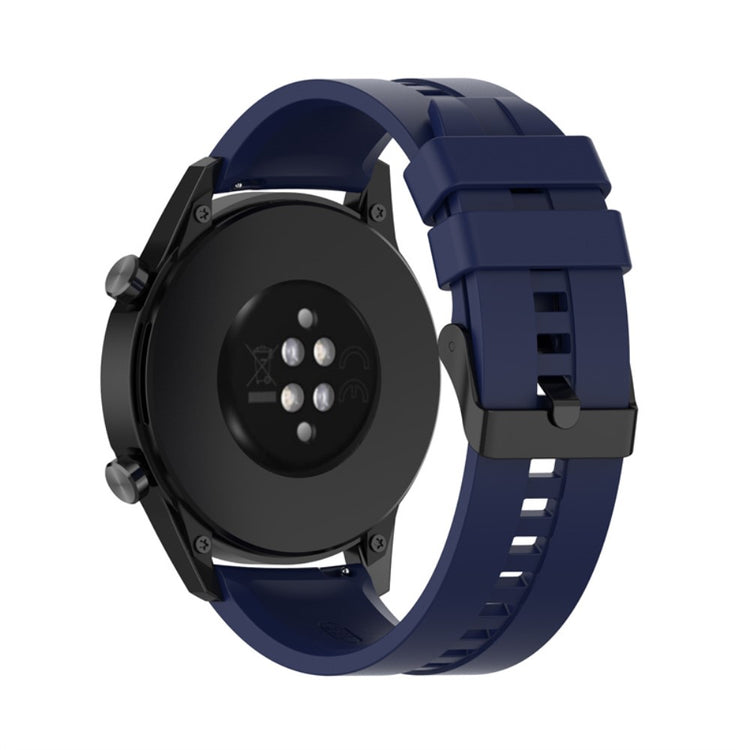 22mm Universal silicone watch strap - Navy Blue#serie_14