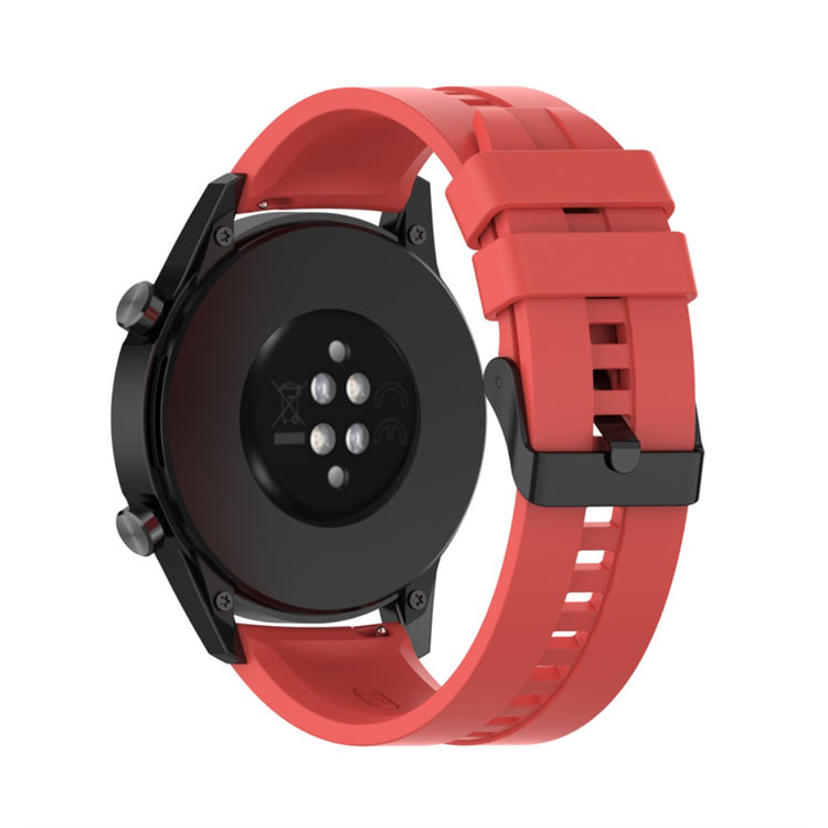 22mm Universal silicone watch strap - Red#serie_6