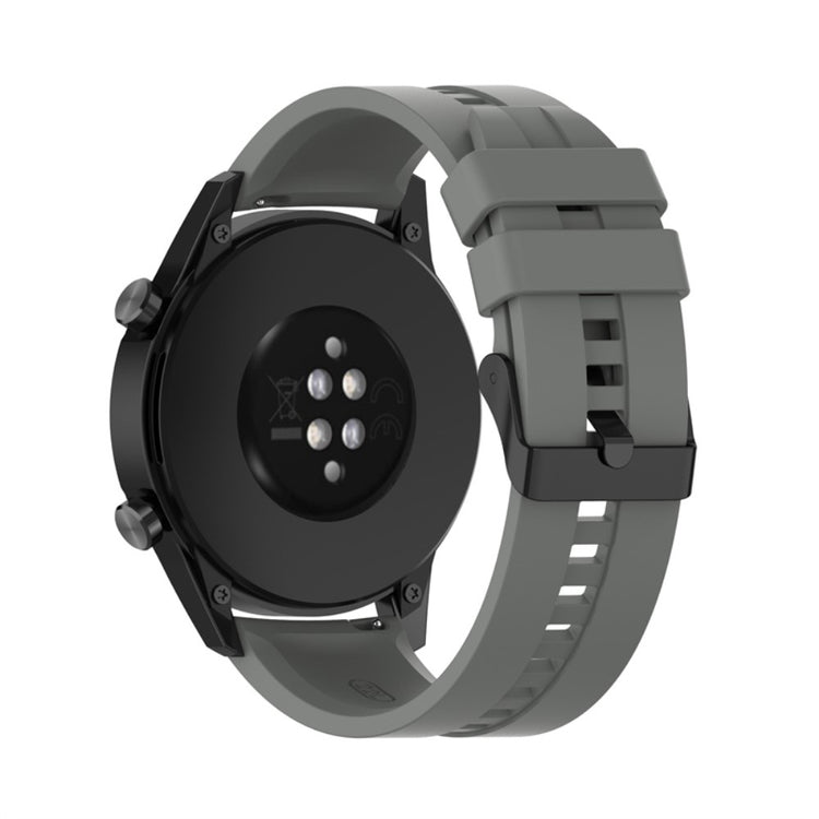 22mm Universal silicone watch strap - Grey#serie_7