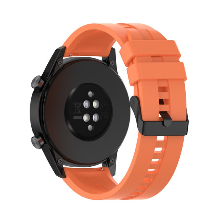 22mm Universal silicone watch strap - Orange#serie_8