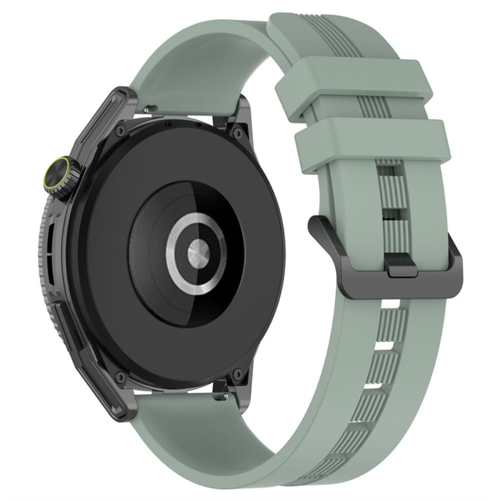 22mm Universal textured silicone watch strap - Green#serie_6
