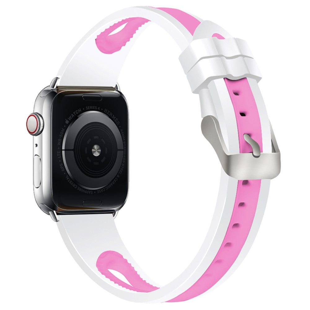 Super holdbart Apple Watch Series 7 41mm Silikone Rem - Flerfarvet#serie_1
