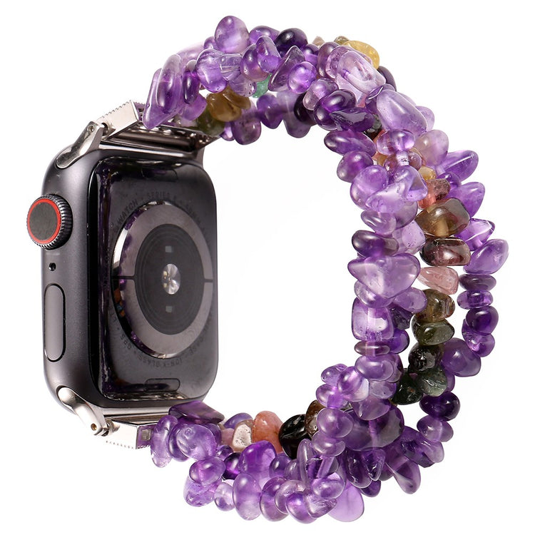 Meget flot Apple Watch Series 7 41mm Sten Rem - Lilla#serie_7