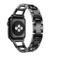 Sweet Apple Watch Series 7 41mm Metal and Rhinestone Strap