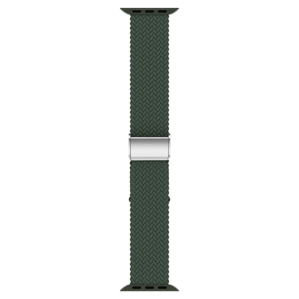 Helt vildt fantastisk Apple Watch Series 7 41mm Stof Urrem - Grøn#serie_3