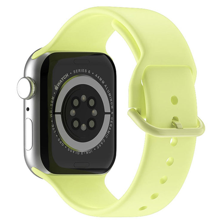Helt vildt nydelig Universal Apple Silikone Rem - Gul#serie_11