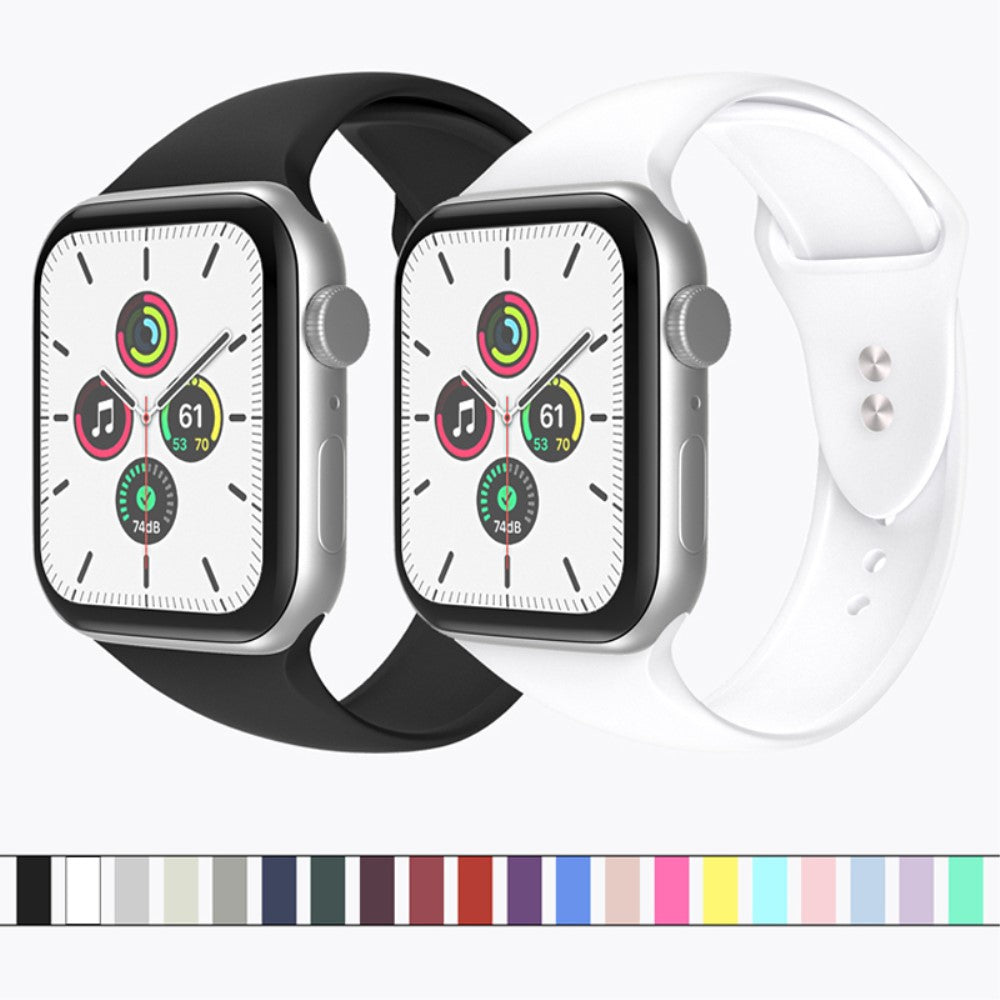 Meget cool Universal Apple Silikone Urrem - Gul#serie_15