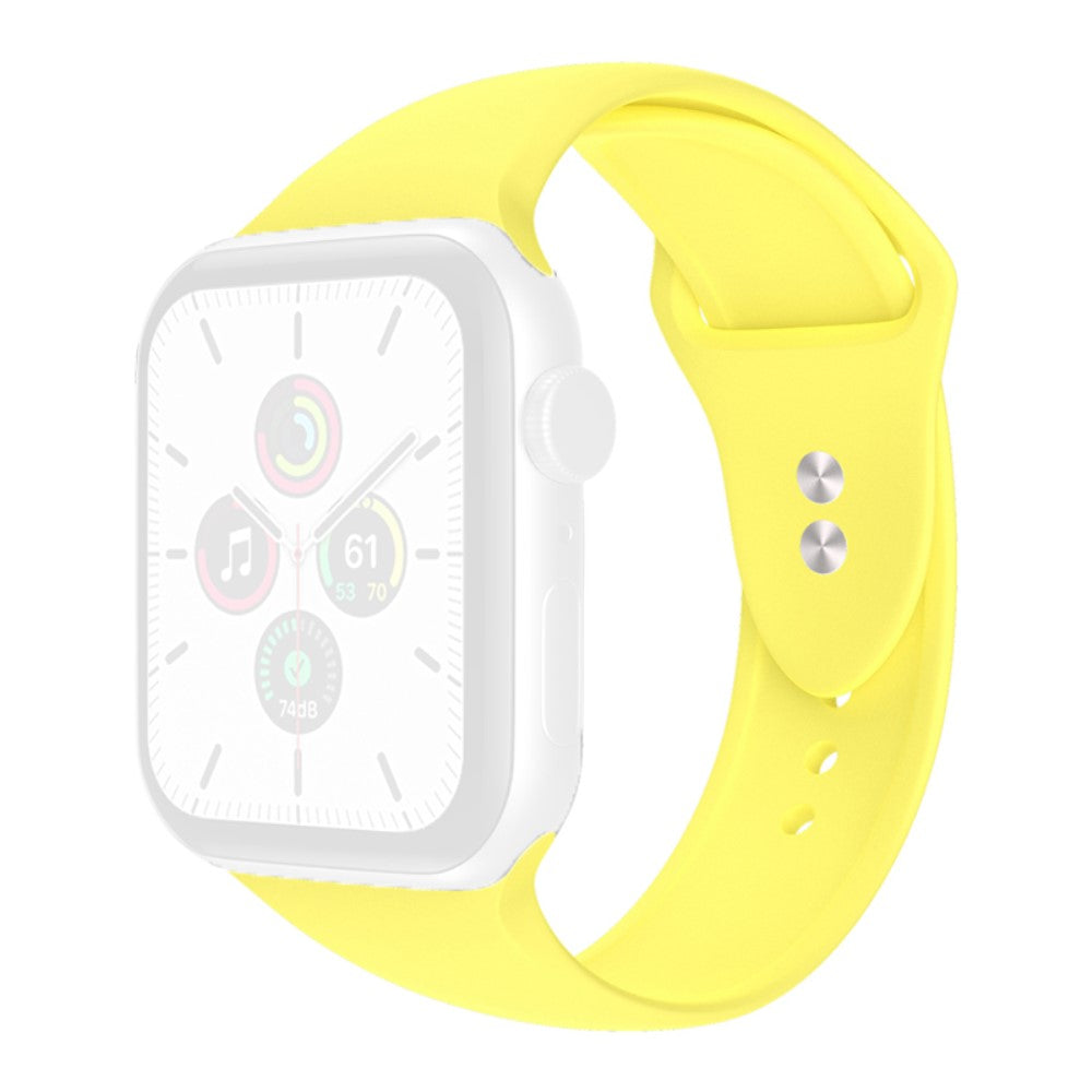 Mega sejt Universal Apple Silikone Rem - Gul#serie_15