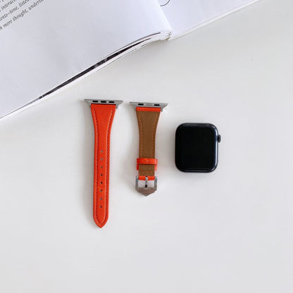 Flot Universal Apple Ægte læder Urrem - Grøn#serie_3