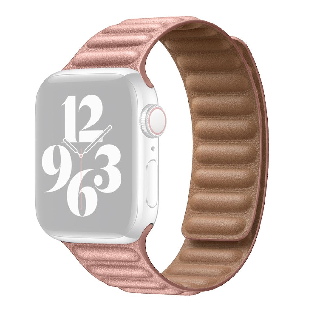 Mega kønt Universal Apple Ægte læder Rem - Pink#serie_13
