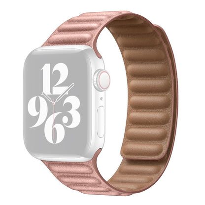 Mega kønt Universal Apple Ægte læder Rem - Pink#serie_13