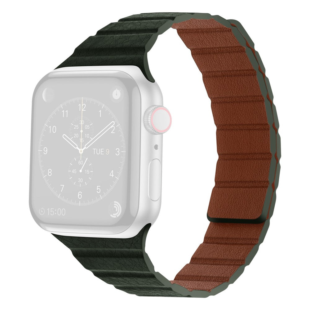 Helt vildt kønt Universal Apple Ægte læder Rem - Grøn#serie_3