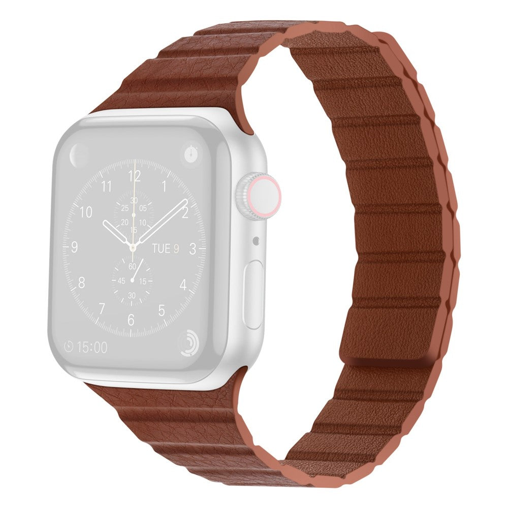 Helt vildt kønt Universal Apple Ægte læder Rem - Brun#serie_5