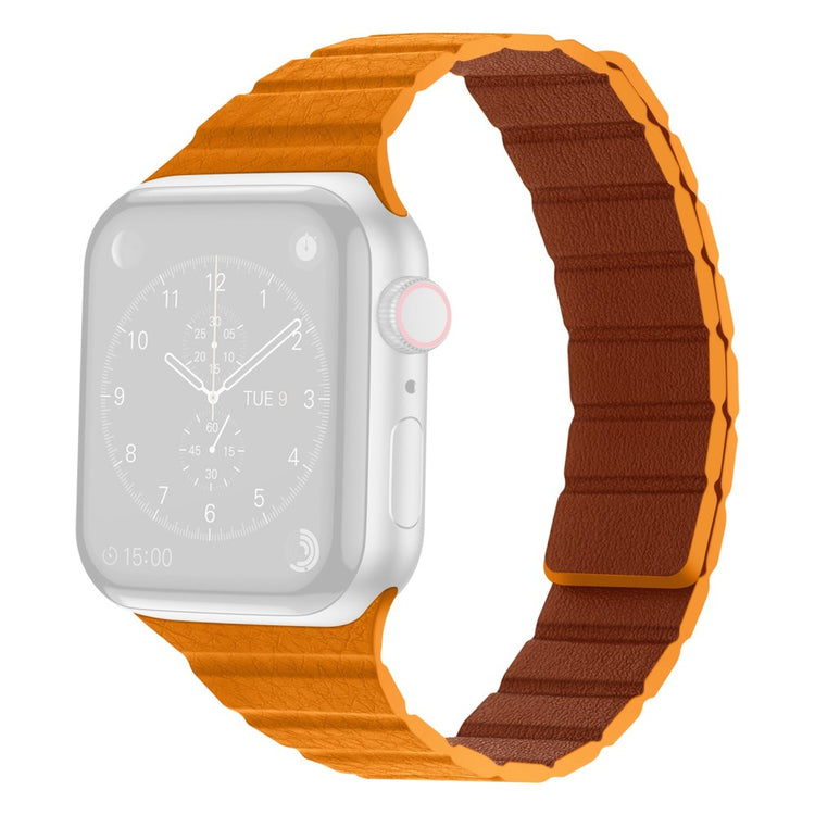 Helt vildt kønt Universal Apple Ægte læder Rem - Orange#serie_7